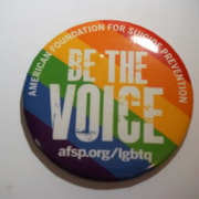 Cover image of LGBTQ for TRUMP. Button. 
